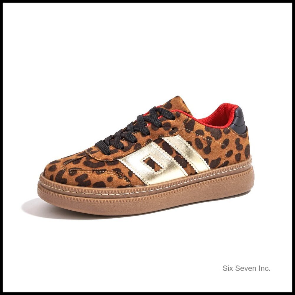Platform Sneakers Chunky Retro Tennis Shoes Thick Rubber Sole Comfort Casual